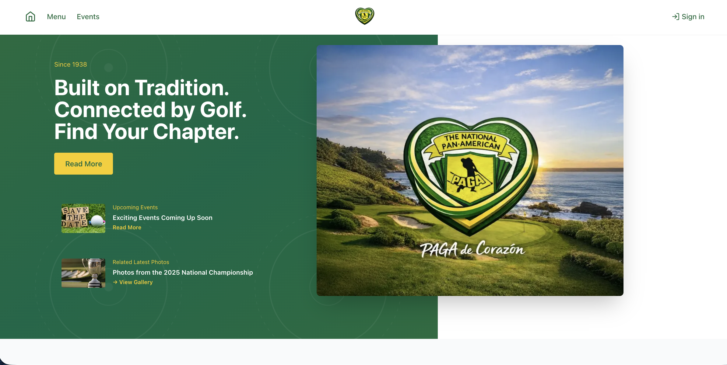 NPAGA Golf Website
